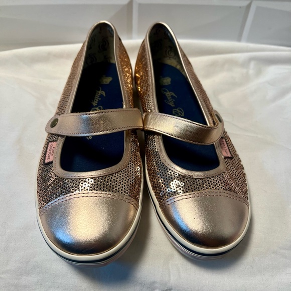 Juicy Couture Sequined Mary Jane Flats New size 8.5 - Picture 3 of 9